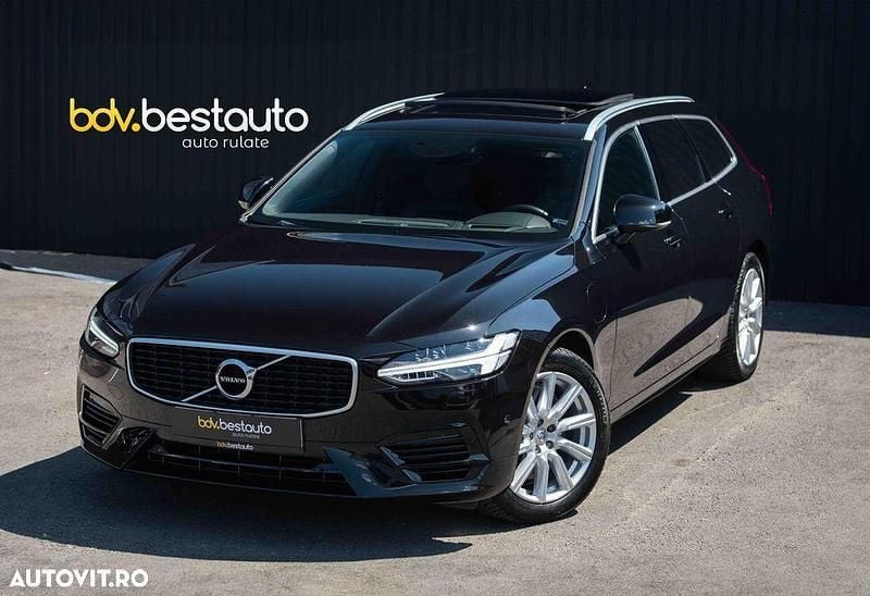 Negru Utilizat 2019 Volvo V90 R-Design Break | 25.990 EUR - Imagine 1/4
