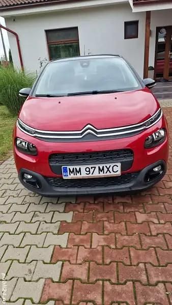 Rosu Utilizat 2020 Citroën C3 Hatchback | 7.200 EUR (Preț bun) - Imagine 1/4