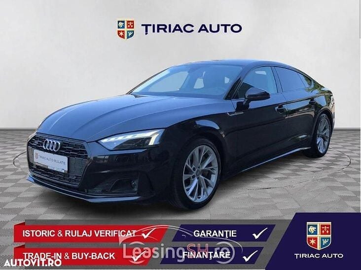 Negru Utilizat 2020 Audi A5 Sportback Design Coupe | 29.490 EUR (Scump) - Imagine 1/4