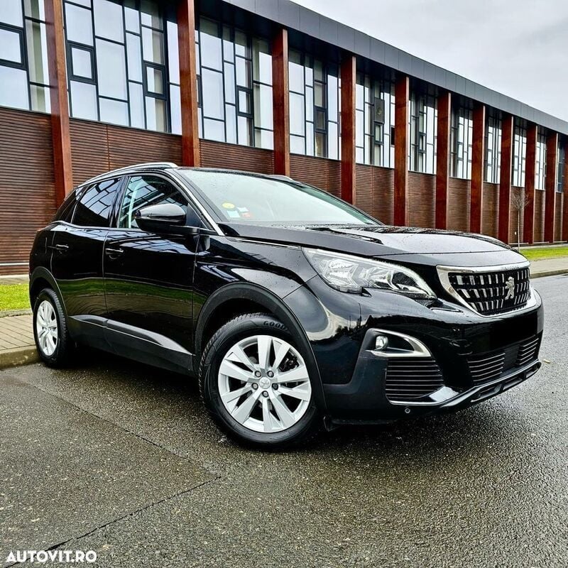 Negru Utilizat 2019 Peugeot 3008 Active SUV | 13.990 EUR (Super Preț) - Imagine 1/4