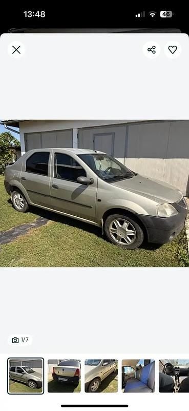 Gri Utilizat 2005 Dacia Logan Berlinǎ | 800 EUR (Super Preț) - Imagine 1/4