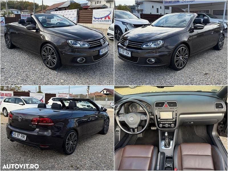 Culoaremaro Utilizat 2012 VW Eos Exclusive Cabrio | 10.950 EUR (Scump) - Imagine 1/4