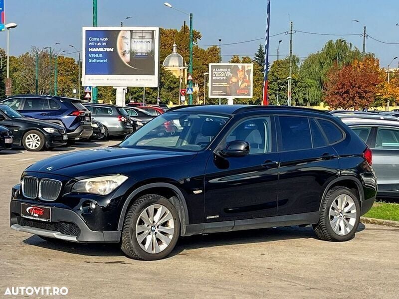 Negru Utilizat 2012 BMW X1 SUV | 6.690 EUR (Super Preț) - Imagine 1/4