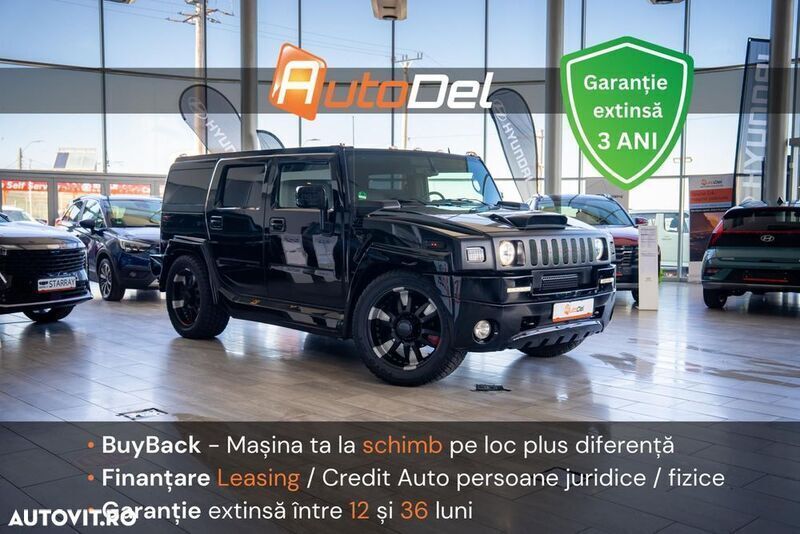 Negru Utilizat 2006 Hummer H2 SUV | 39.999 EUR - Imagine 1/4