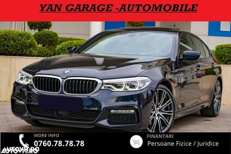 Negru Utilizat 2018 BMW 530 M Sport Berlinǎ | 24.490 EUR (Preț OK) - Imagine 1/4