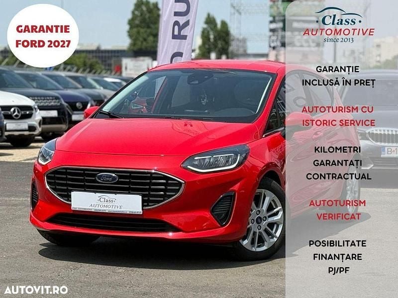 Rosu Utilizat 2023 Ford Fiesta Hatchback | 15.250 EUR (Preț OK) - Imagine 1/4