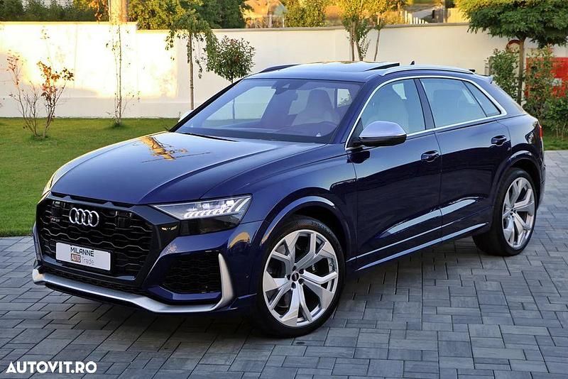 Culoarealbastru Utilizat 2020 Audi RS Q8 Comfort SUV | 87.900 EUR - Imagine 1/4