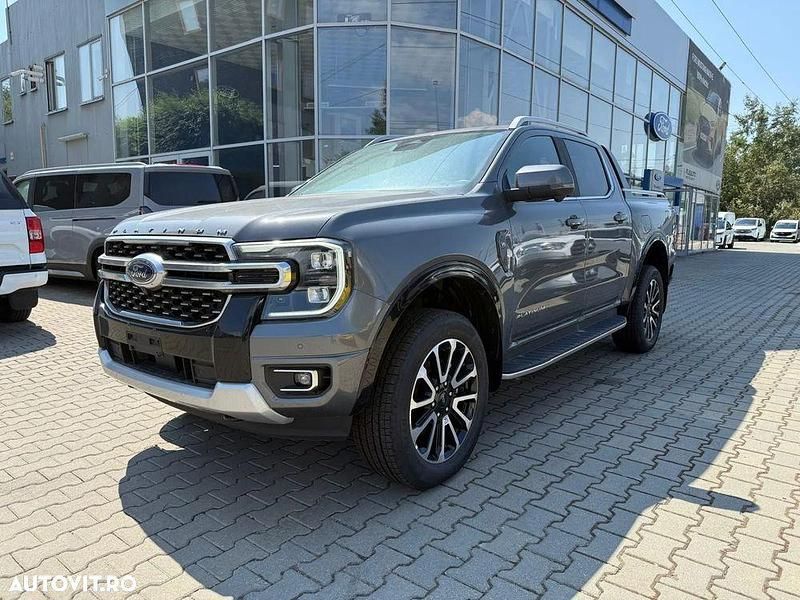 Alb Nouă 2025 Ford Ranger Platinum Pickup | 59.411 EUR (Preț OK) - Imagine 1/4