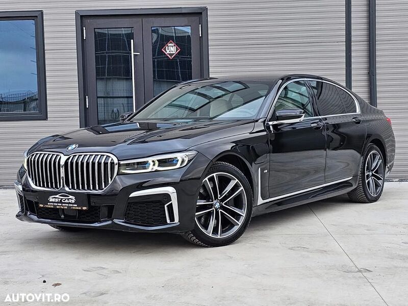 Negru Utilizat 2021 BMW 745e Berlinǎ | 55.950 EUR - Imagine 1/4
