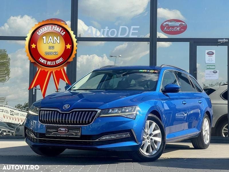 Culoarealbastru Utilizat 2020 Skoda Superb Break | 19.490 EUR (Preț OK) - Imagine 1/4