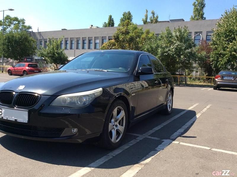Negru Utilizat 2007 BMW 525 | 4.600 EUR (Preț OK) - Imagine 1/4
