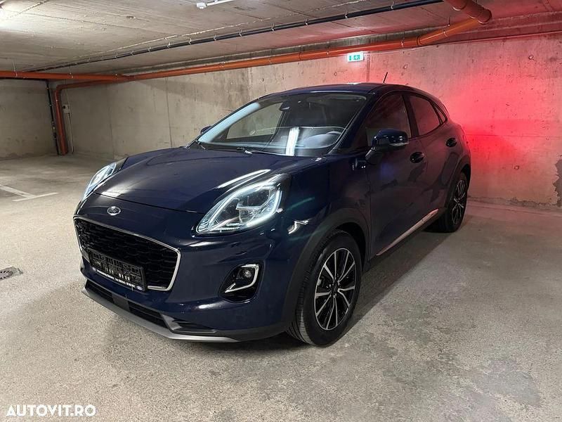 Albastru Utilizat 2021 Ford Puma Titanium SUV | 15.850 EUR (Preț OK) - Imagine 1/4