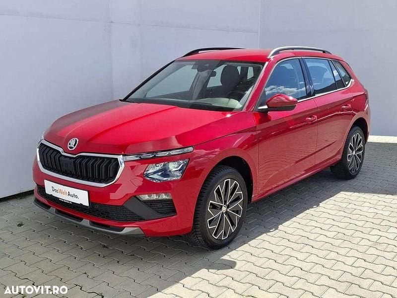 Rosu mediu metalic Utilizat 2024 Skoda Kamiq Selection SUV | 23.290 EUR (Scump) - Imagine 1/4