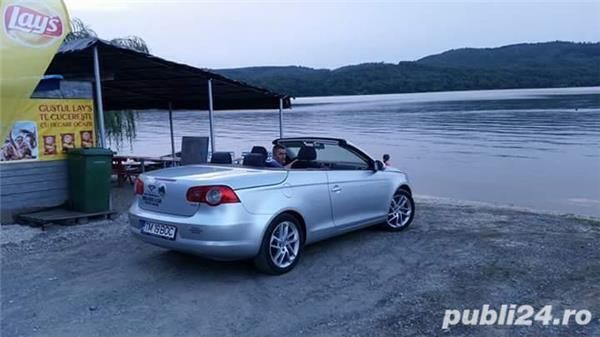 Gri Utilizat 2007 VW Eos Cabrio | 7.600 EUR - Imagine 1/4