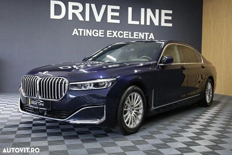 Culoarealbastru Utilizat 2020 BMW 740L Comfort Edition Berlinǎ | 55.539 EUR (Preț OK) - Imagine 1/4