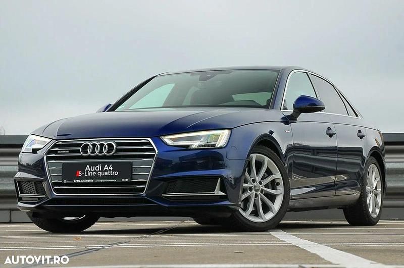Culoarealbastru Utilizat 2019 Audi A4 S-Line Berlinǎ | 23.700 EUR (Preț OK) - Imagine 1/4