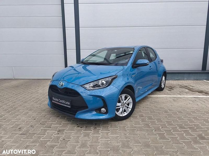 Culoarealbastru Utilizat 2021 Toyota Yaris Hybrid Hatchback | 17.990 EUR (Preț OK) - Imagine 1/4