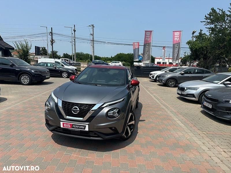 Gri Utilizat 2021 Nissan Juke Tekna SUV | 18.513 EUR (Preț OK) - Imagine 1/4