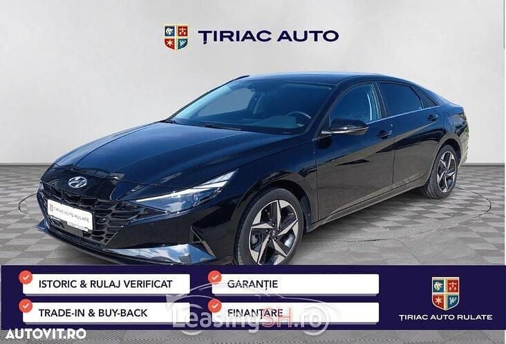 Negru Utilizat 2021 Hyundai Elantra Berlinǎ | 19.900 EUR (Preț OK) - Imagine 1/4