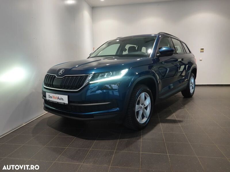 Albastru mediu normal Utilizat 2021 Skoda Kodiaq Ambition SUV | 27.500 EUR (Preț OK) - Imagine 1/4
