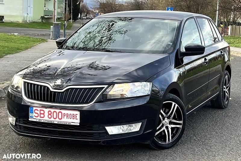 Culoarenegru Utilizat 2016 Skoda Rapid Active | 4.999 EUR (Super Preț) - Imagine 1/4