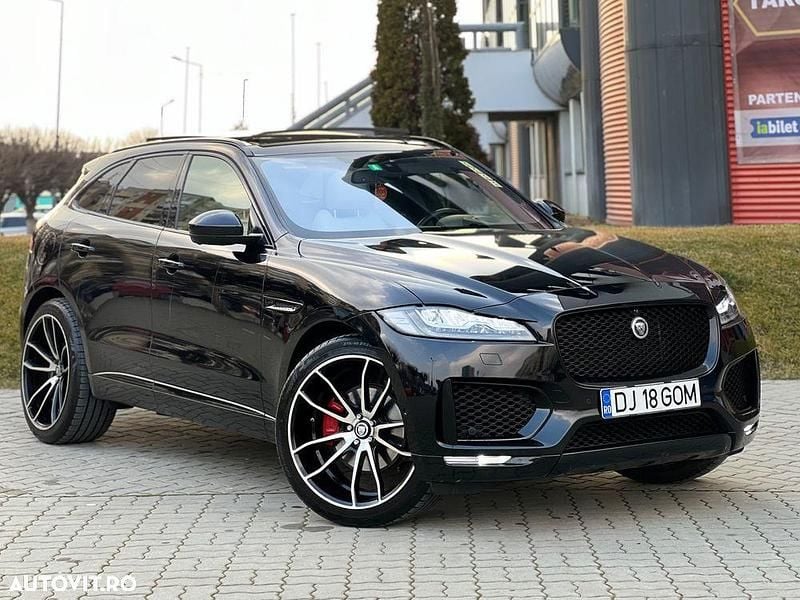Culoarenegru Utilizat 2016 Jaguar F-Pace R-Sport SUV | 22.000 EUR (Preț OK) - Imagine 1/4