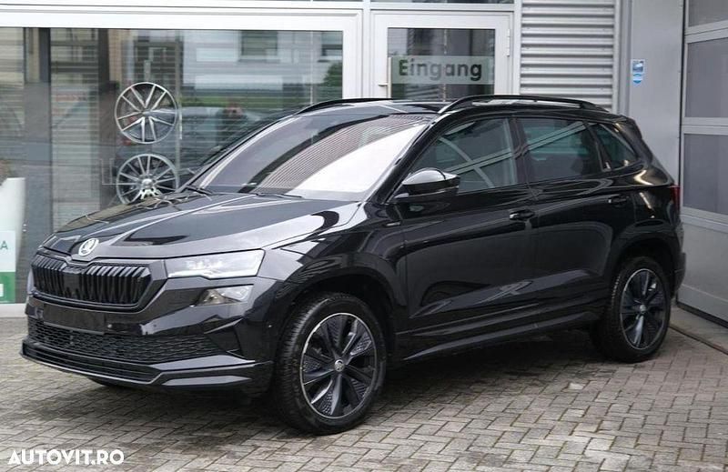 Culoarenegru Utilizat 2022 Skoda Karoq SportLine SUV | 22.499 EUR (Preț OK) - Imagine 1/4