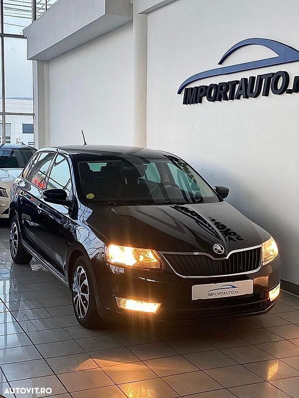Culoarenegru Utilizat 2017 Skoda Rapid Style | 7.990 EUR (Preț OK) - Imagine 1/4