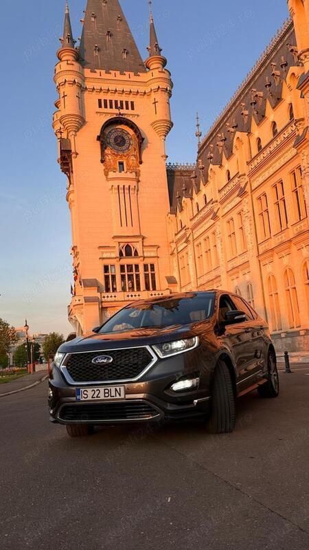 Gri Utilizat 2018 Ford Edge Vignale SUV | 23.950 EUR - Imagine 1/4