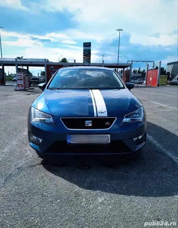 Albastru Utilizat 2015 Seat Leon FR Hatchback | 7.500 EUR (Preț bun) - Imagine 1/4
