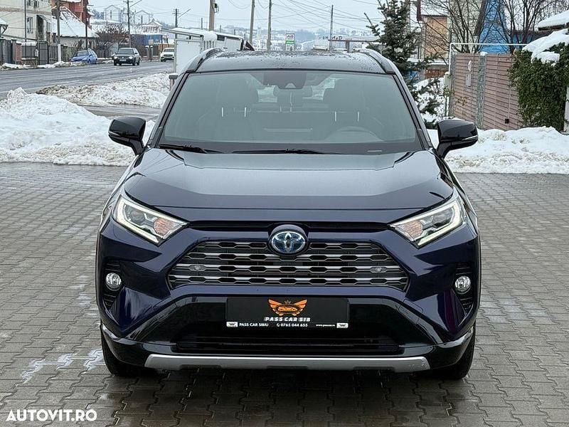 Culoarealbastru Utilizat 2019 Toyota RAV4 Hybrid SUV | 22.900 EUR (Preț bun) - Imagine 1/4