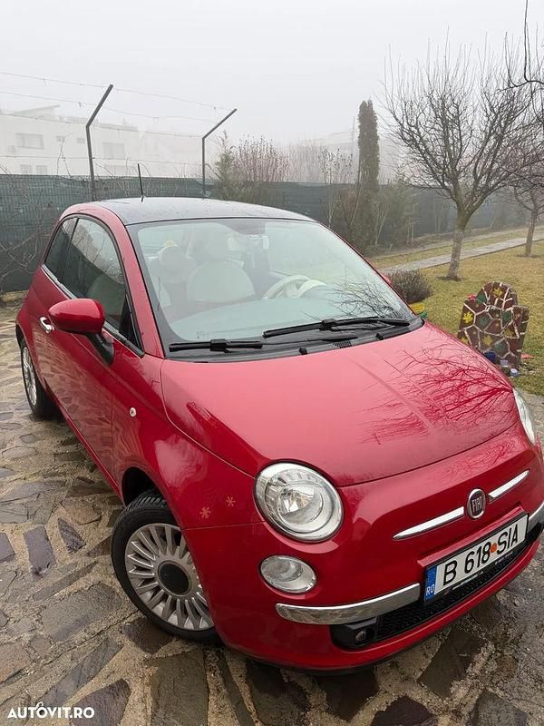 Second-hand Fiat 500 85 CP (62 kW) 2013 Culoarerosu Hatchback