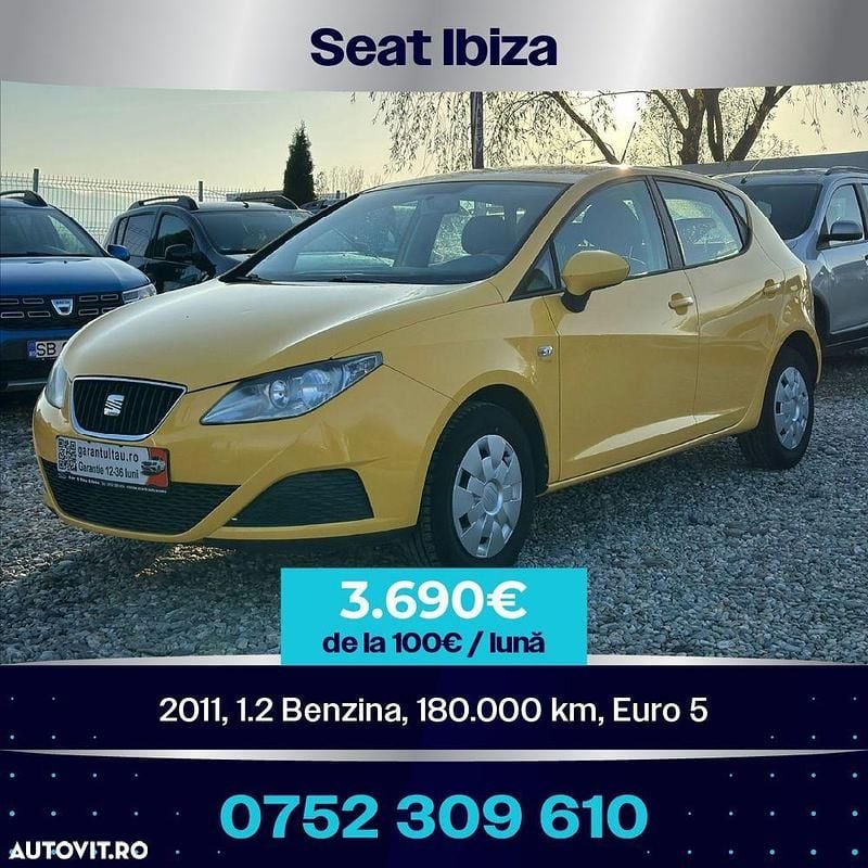 Second-hand Seat Ibiza Style 70 CP (51 kW) 2011 Culoaregalbeuriu Hatchback