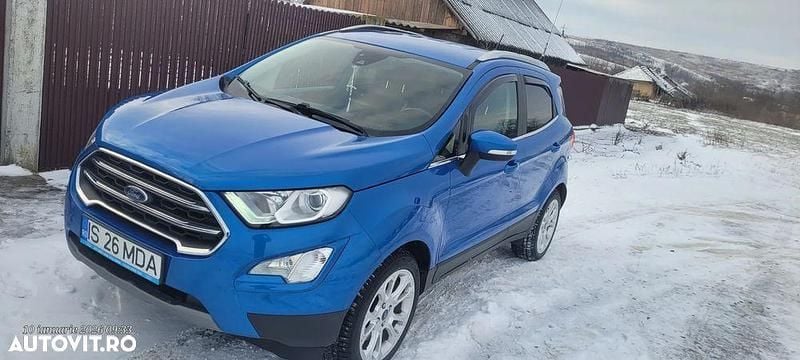 Culoarealbastru Utilizat 2021 Ford Ecosport Titanium SUV | 8.000 EUR (Preț bun) - Imagine 1/4