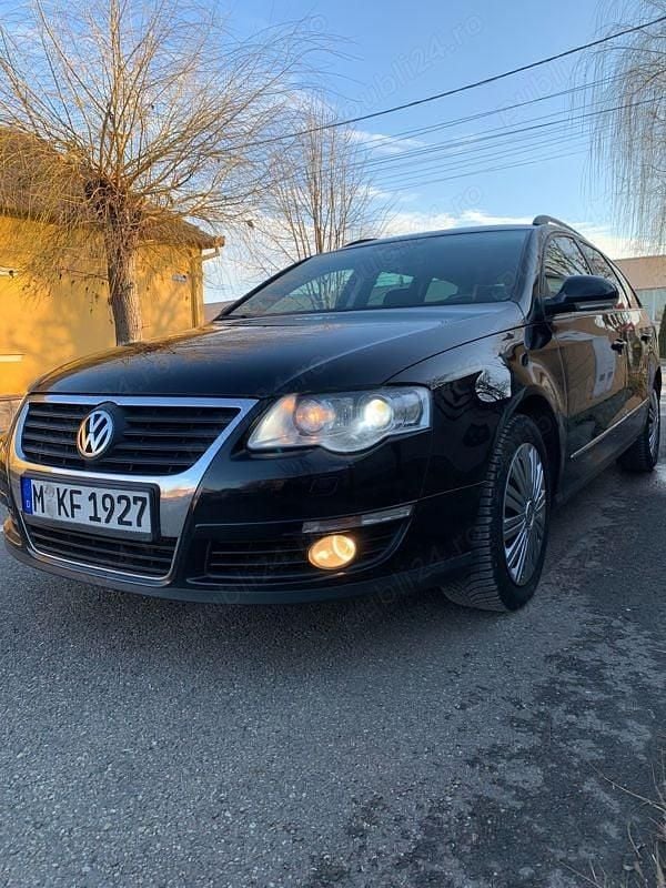 Negru Utilizat 2009 VW Passat Break | 4.999 EUR (Puțin scump) - Imagine 1/4