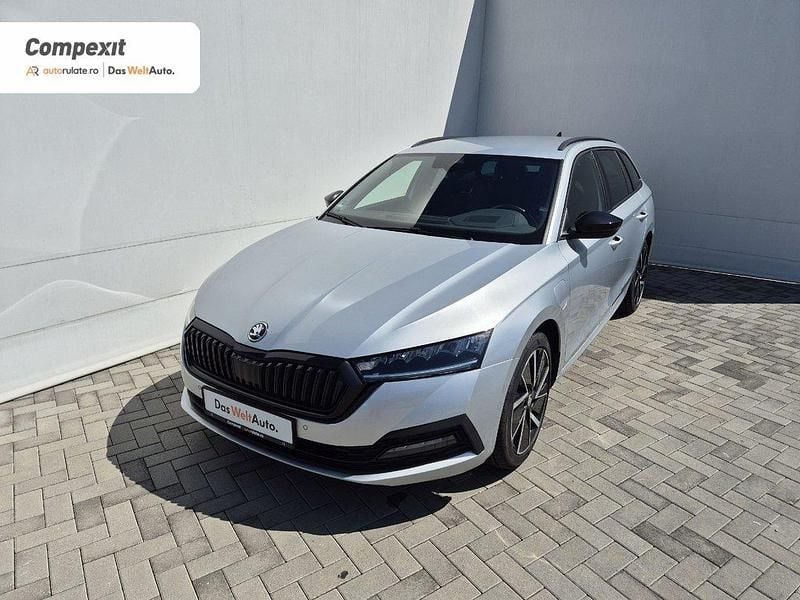 Gri Utilizat 2021 Skoda Octavia SportLine Break | 19.825 EUR (Puțin scump) - Imagine 1/4
