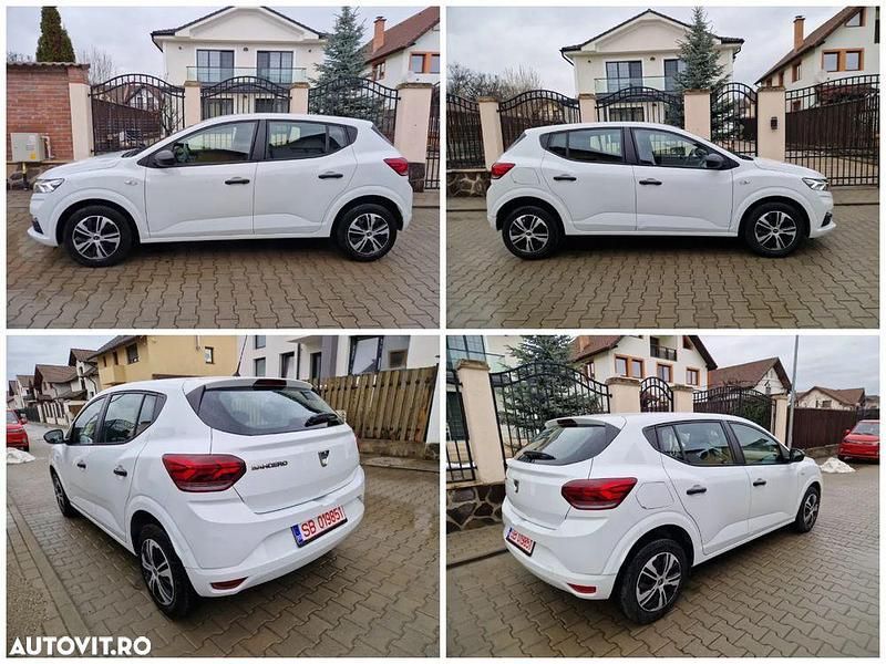 Second-hand Dacia Sandero 67 CP (49 kW) 2022 Culoarealb Hatchback