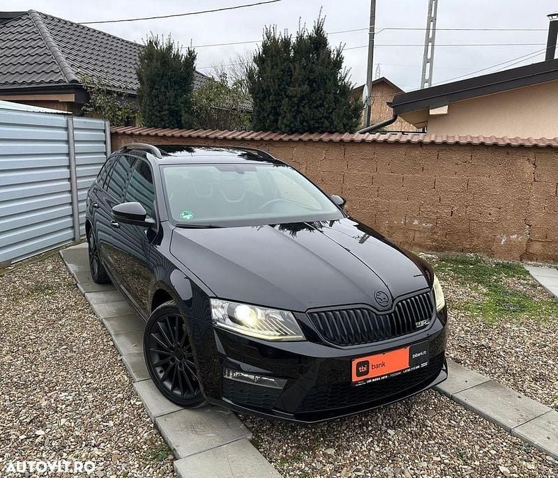 Culoarenegru Second-hand 2016 Skoda Octavia RS Break | 9.300 EUR (Super Preț) - Imagine 1/4