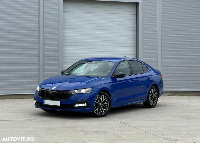 Culoarealbastru Utilizat 2021 Skoda Octavia SportLine Berlinǎ | 14.999 EUR (Preț OK) - Imagine 1/4