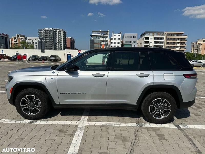 Argint Utilizat 2022 Jeep Grand Cherokee Trailhawk SUV | 59.950 EUR - Imagine 1/4
