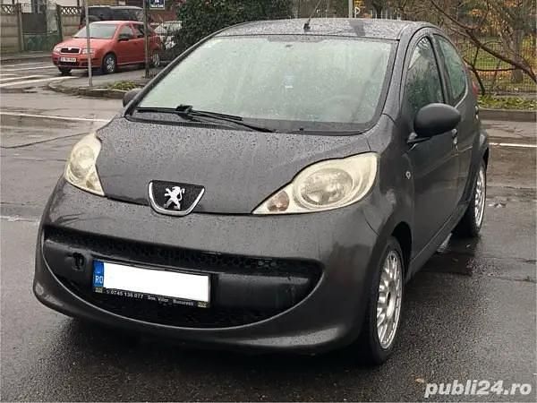 Gri Utilizat 2006 Peugeot 107 Hatchback | 1.300 EUR (Super Preț) - Imagine 1/4
