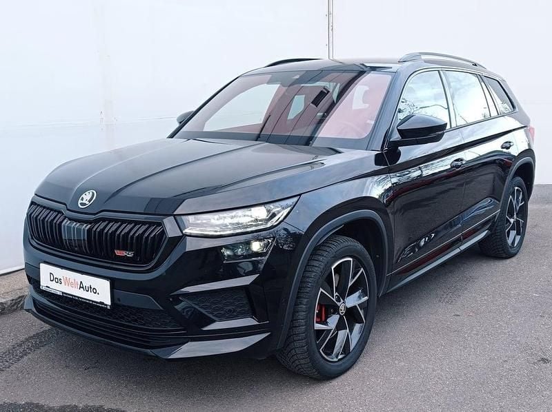 Negru normal Utilizat 2023 Skoda Kodiaq RS SUV | 39.688 EUR (Preț OK) - Imagine 1/4