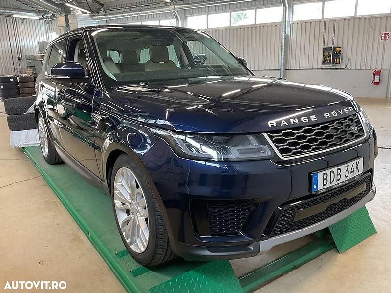 Culoarealbastru Utilizat 2022 Land Rover Range Rover Sport SUV | 54.990 EUR - Imagine 1/4