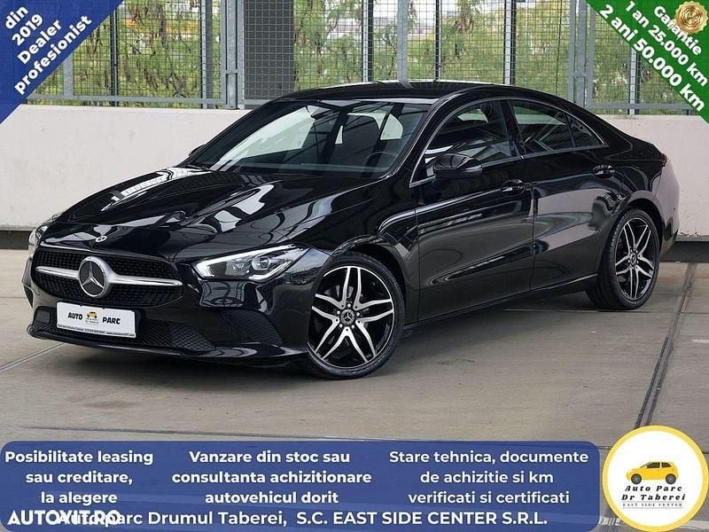 Culoarenegru Utilizat 2021 Mercedes CLA200 Coupe | 24.950 EUR (Preț OK) - Imagine 1/4