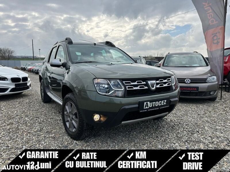 Verde Utilizat 2015 Dacia Duster Ambiance SUV | 9.500 EUR (Preț OK) - Imagine 1/4