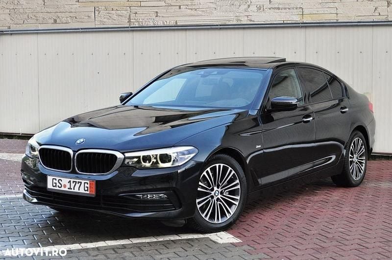 Culoarenegru Second-hand 2017 BMW 520 Sport Line Berlinǎ | 18.950 EUR (Preț bun) - Imagine 1/4