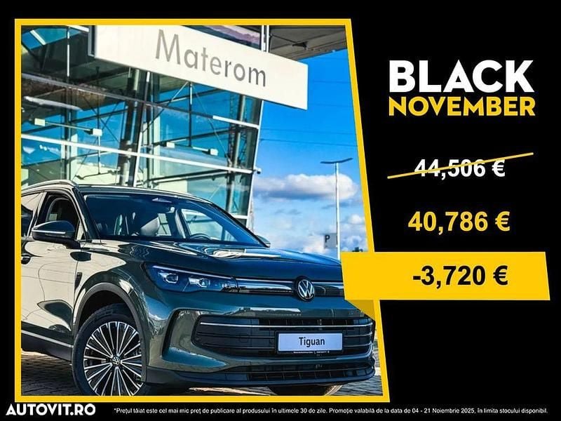 Culoareverde Nouă 2025 VW Tiguan Life SUV | 40.786 EUR (Preț OK) - Imagine 1/4