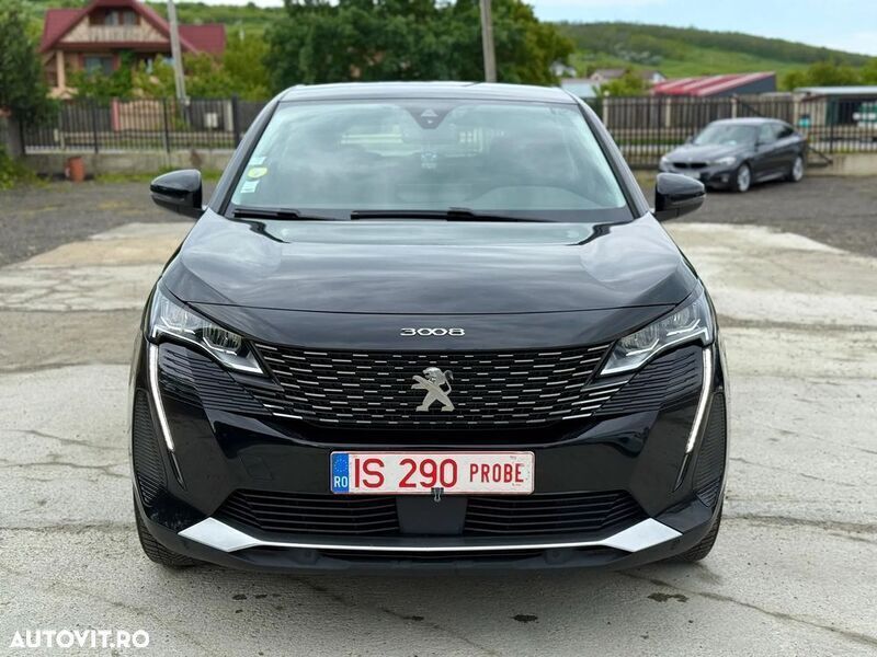 Negru Utilizat 2021 Peugeot 3008 Allure SUV | 14.990 EUR (Super Preț) - Imagine 1/4