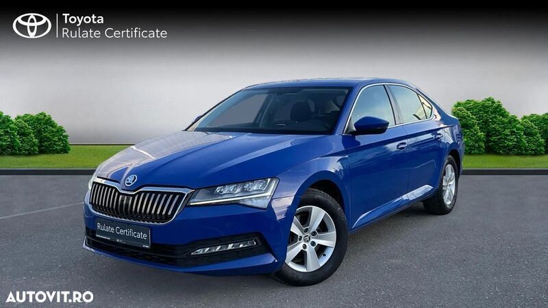 Albastru Utilizat 2022 Skoda Superb Ambition Berlinǎ | 21.900 EUR (Preț OK) - Imagine 1/4