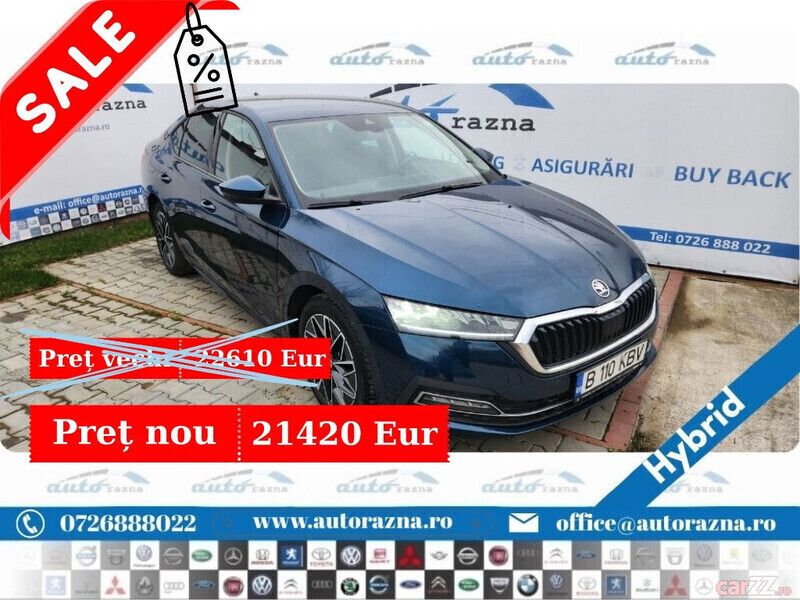 Albastru Utilizat 2021 Skoda Octavia Ambition Berlinǎ | 21.420 EUR - Imagine 1/4